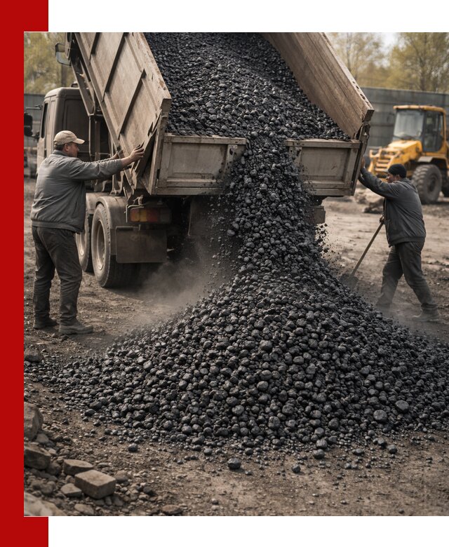 Доставка угля семечка самосвалами в Амурске