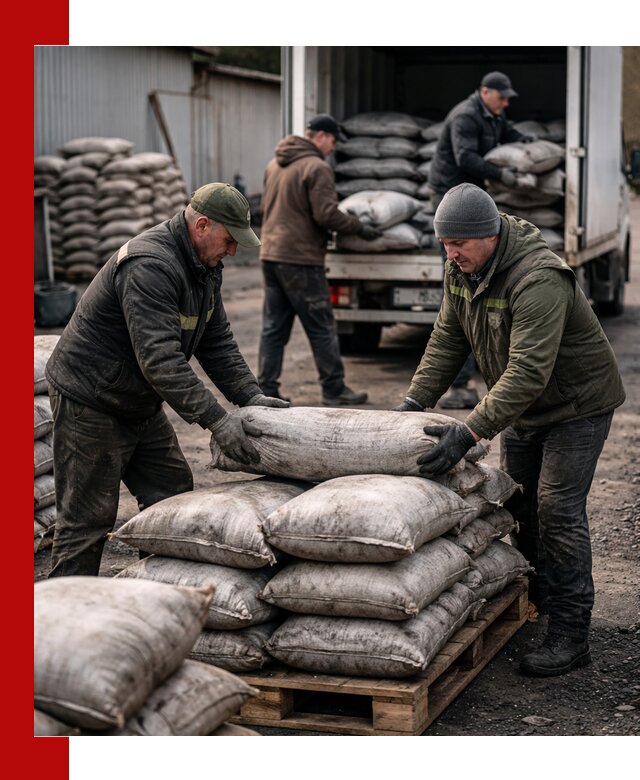 Доставка угля в мешках по выгодным ценам в Амурске