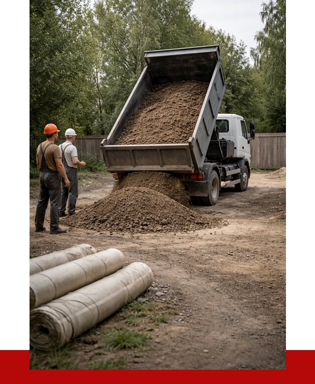 Доставка сыпучих материалов самосвалом в Амурск от 4339 р. | ПРОНЕРУДМрс