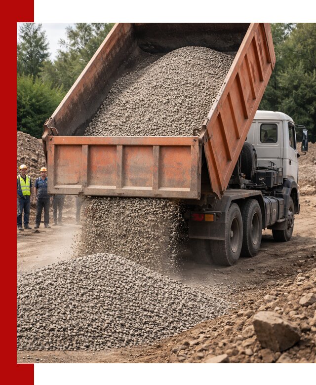 Доставка сыпучих материалов самосвалом в Амурске быстро и надежно