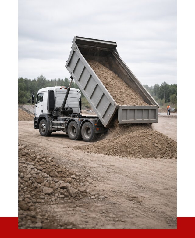 Доставка самосвалом 15 кубов в Амурске от 6716 руб. | ПРОНЕРУДМрс