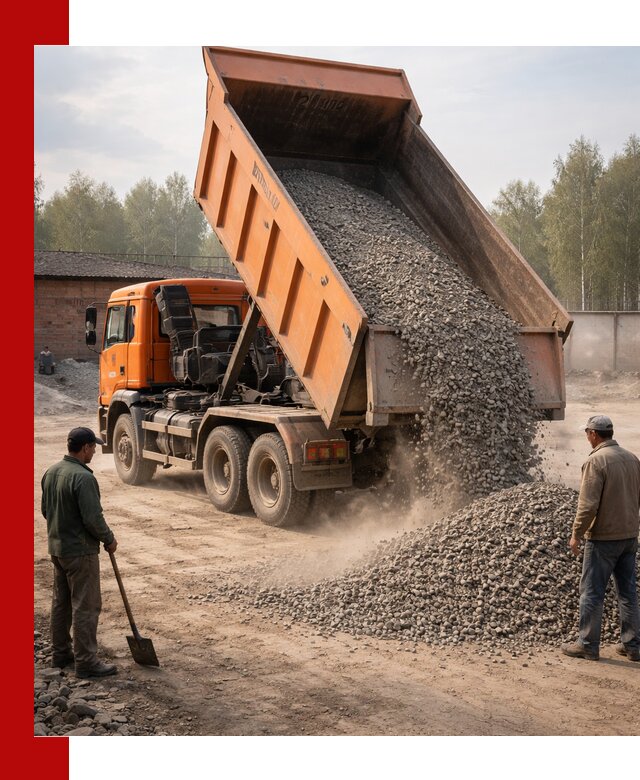 Доставка самосвалом 20 м3 в Амурске быстро и надежно