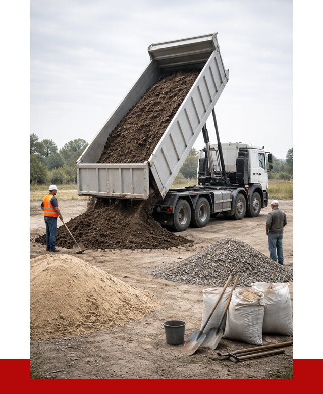 Доставка самосвалом 30 кубов в Амурске от 8782 р. | ПРОНЕРУДМрс