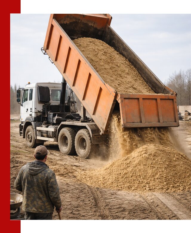 Аренда самосвала 20 тонн для перевозки грузов в Амурске