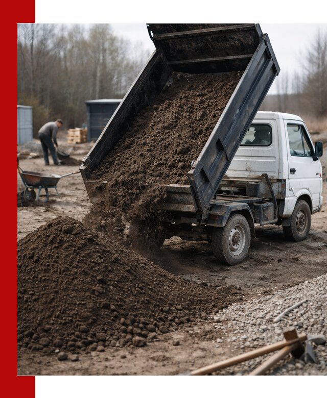 Аренда минисамосвала в Амурске для доставки сыпучих материалов