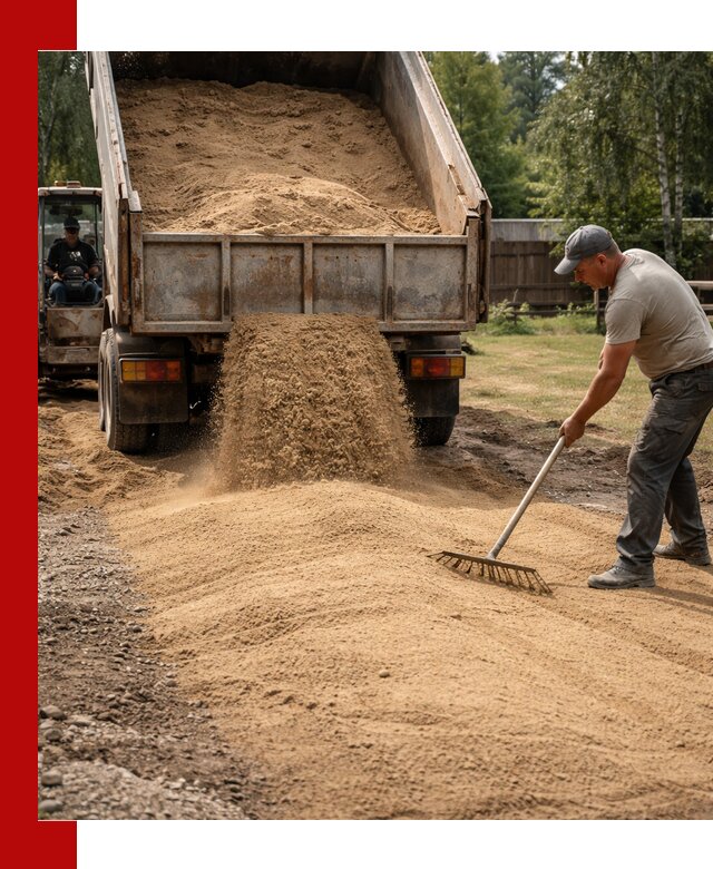 Отсыпка участка песком в Амурске быстро и качественно