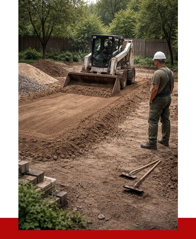 Выравнивание участка под ключ в Амурске от 3616 р. | ПРОНЕРУДМрс