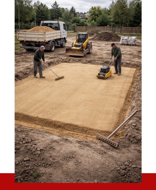 Устройство песчаной подушки в Амурске от 4649 р. ПРОНЕРУДМрс